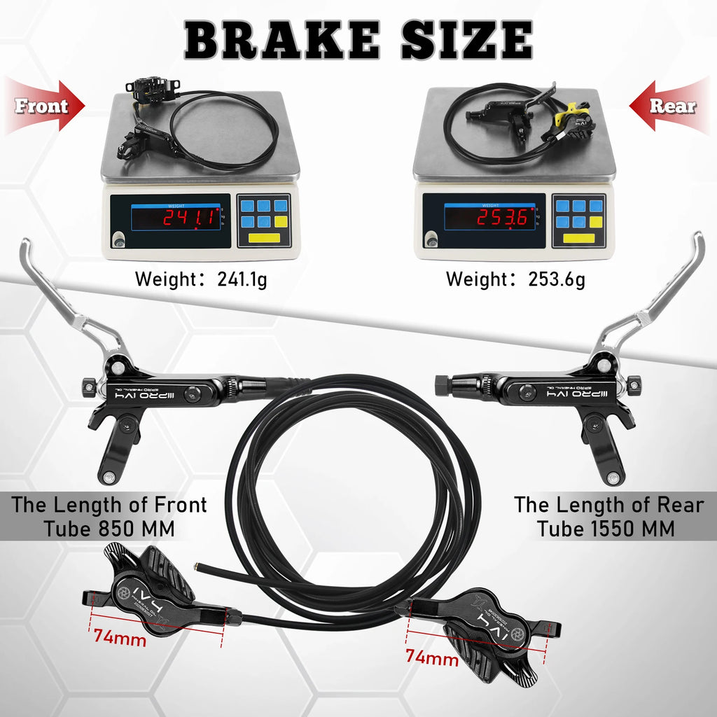 IIIPRO IV4 EMOTO 4 Piston Hydraulic Brake